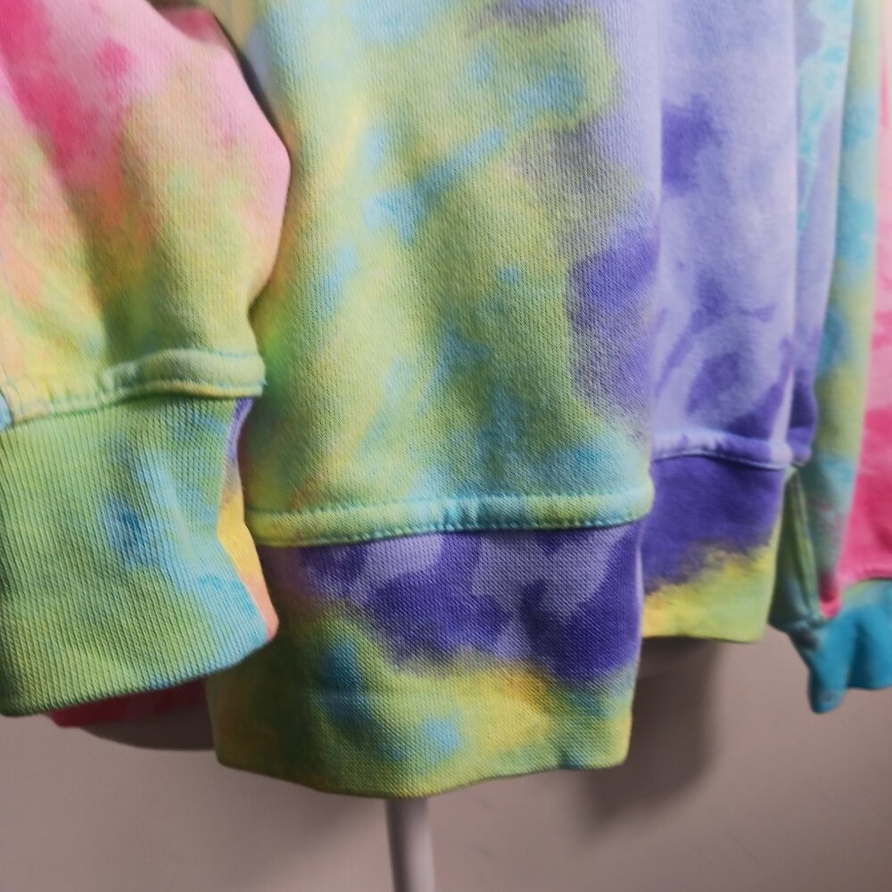 Nike Tie-Dye Pastel Hoodie in Pink, Blue, Green, Purple - Picture 9 of 16